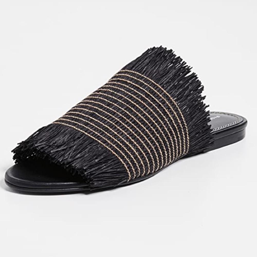 NWOT Proenza Schouler Fringe Slides Size 37 1/2
